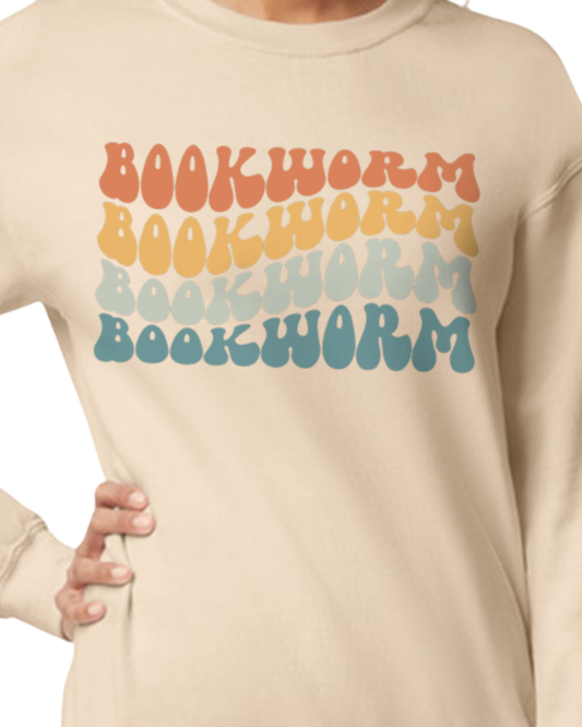 Bookworm Retro Design Shirt